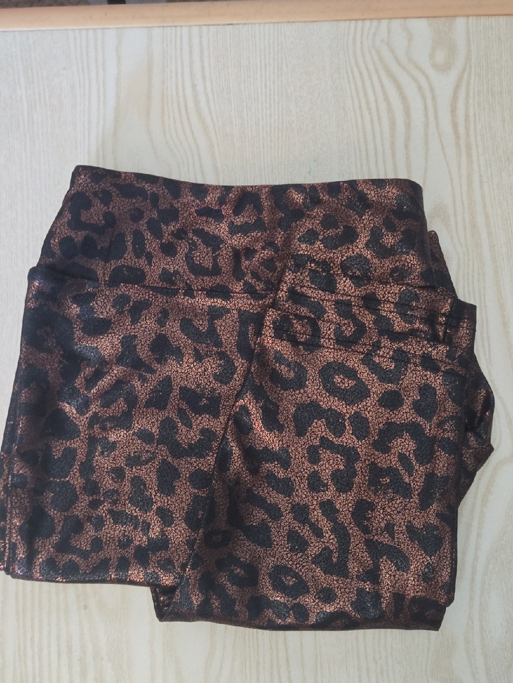 Lularoe Luxe Line Leopard Metallic Leggings